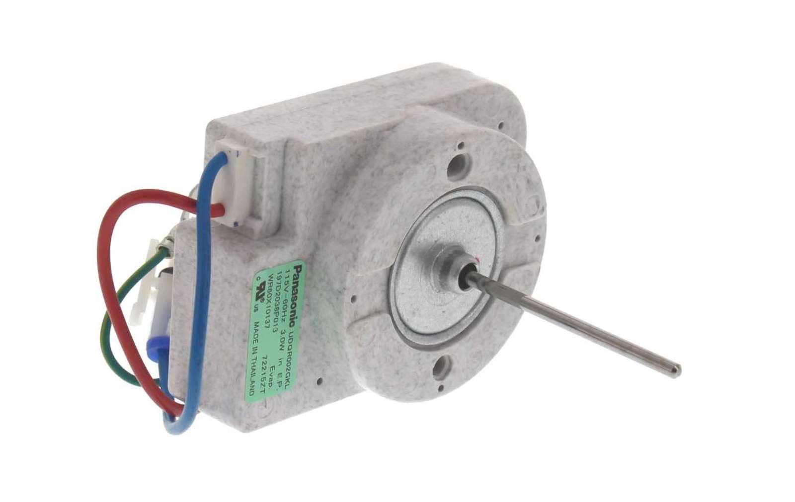 WG03F05799 - Genuine OEM GE Refrigerator Evaporator Fan Motor